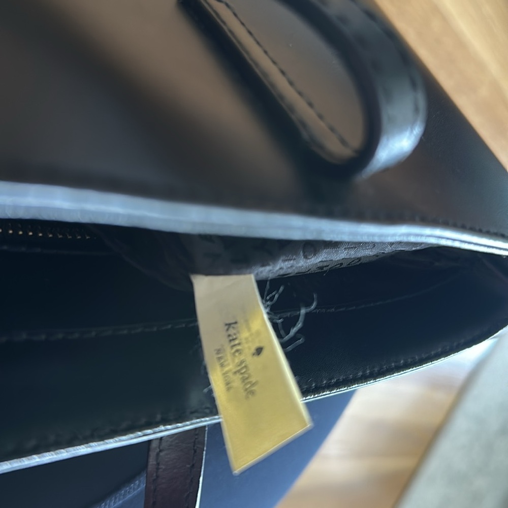 Kate Spade Black Saffiano Leather Tote - Picture 6 of 7